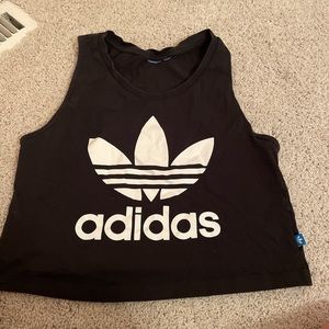 Adidas black tank top!!